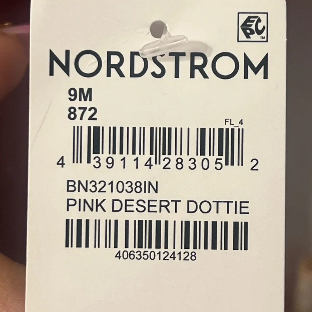 The Nordstrom baby bunting pink desert Dottie for baby girls NWT